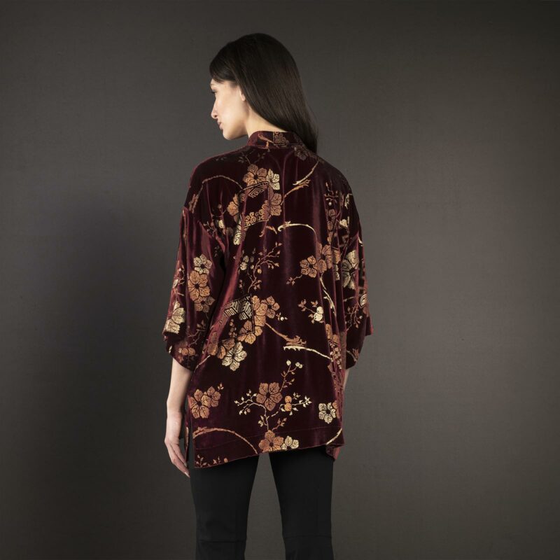 Fortuny Isabel | Printed velvet Kimono Coat