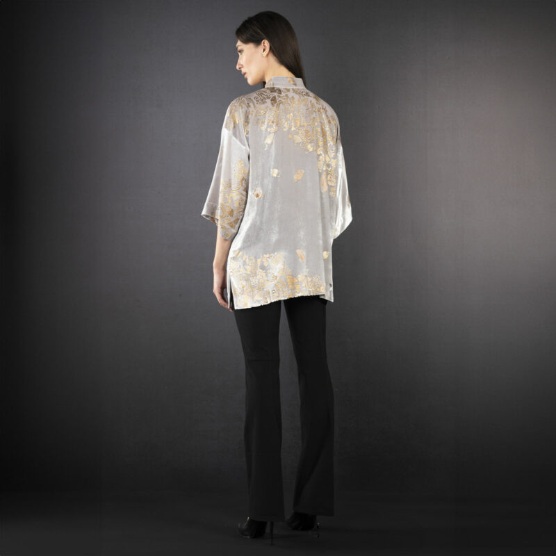 Fortuny Isabel | Printed velvet Kimono Coat