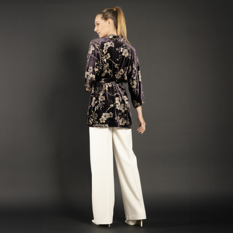 Fortuny Isabel | Printed velvet Kimono Coat