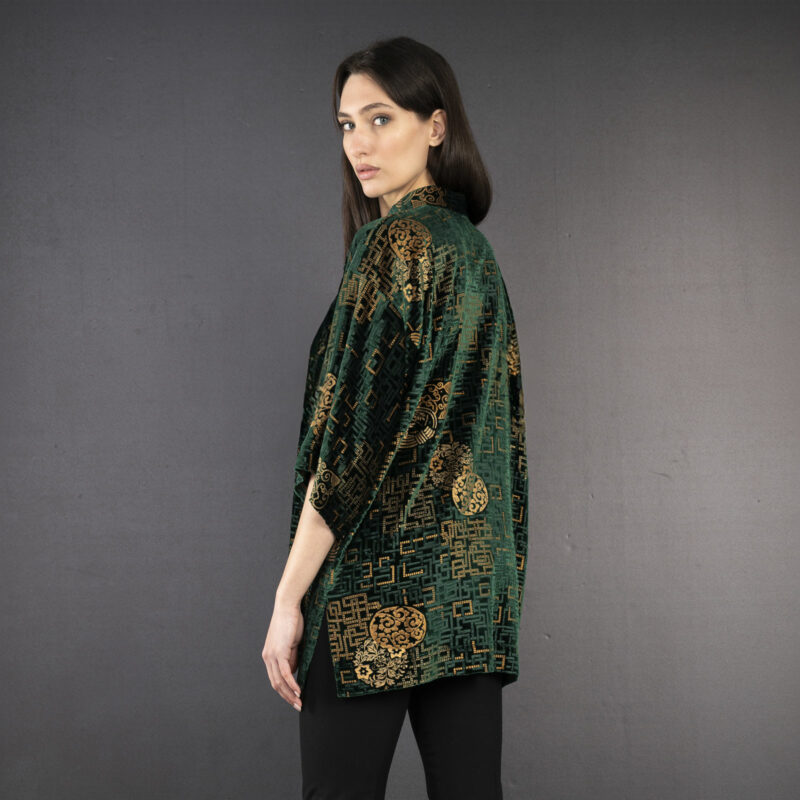 Fortuny Isabel | Printed velvet Kimono Coat