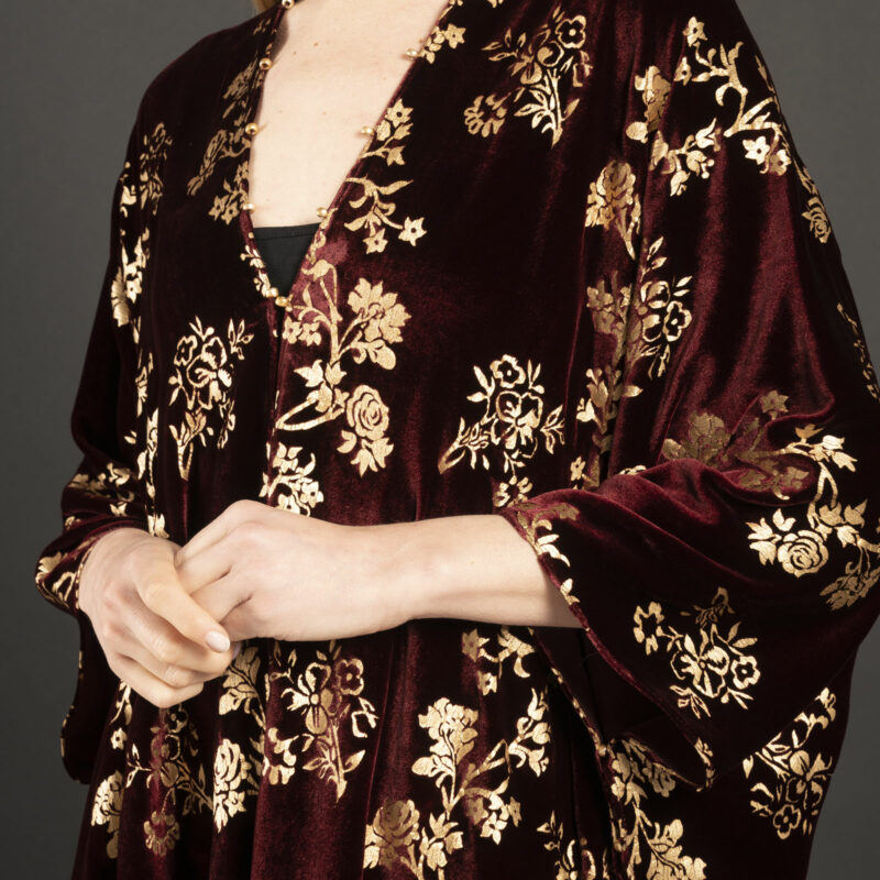 Fortuny Isabel | Printed velvet Kimono Coat