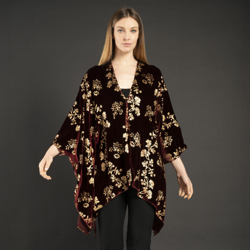 Fortuny Isabel | Printed velvet Kimono Coat