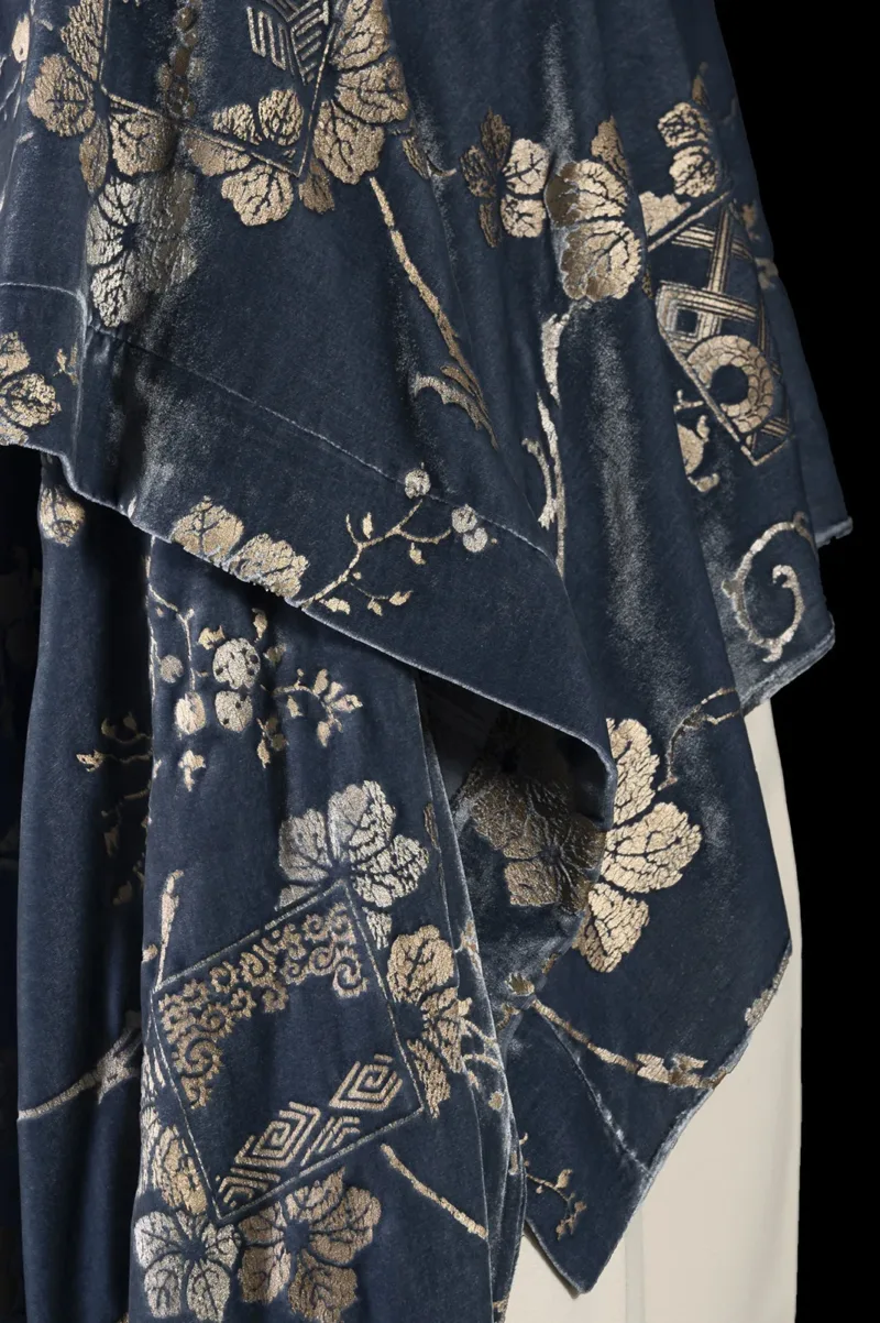 Fortuny printed velvet shawl