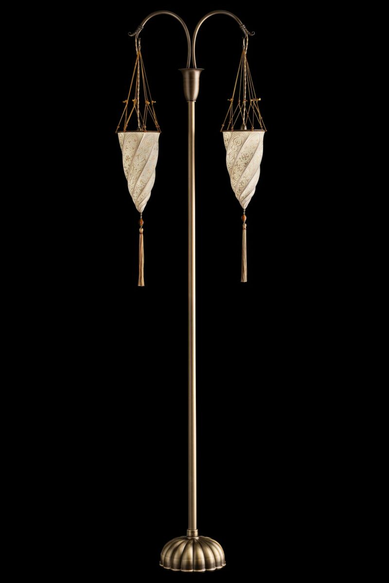 Fortuny Cesendello double floor lamp